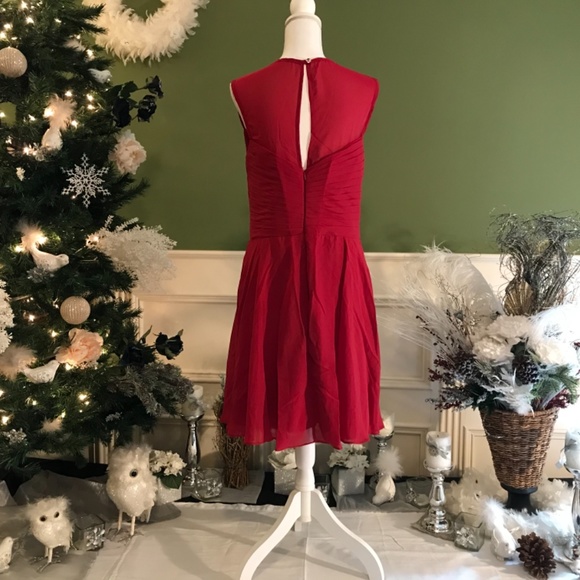 Short Red Cocktail party dress - Picture 3 of 7